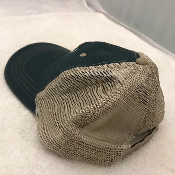 Cobra for Texas Parks & Wildlife Adjustable Green Tan Mesh Ball Cap - Picture 7 of 13